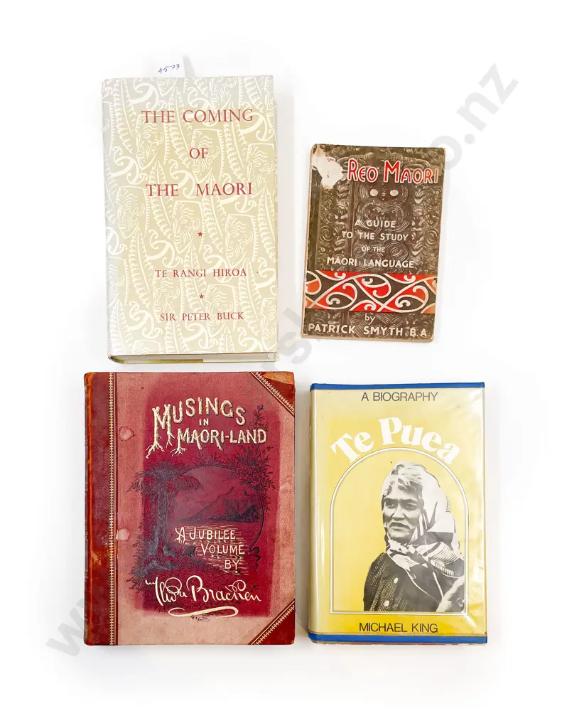 Four Assorted Maori Reference Volumes Image 1++
