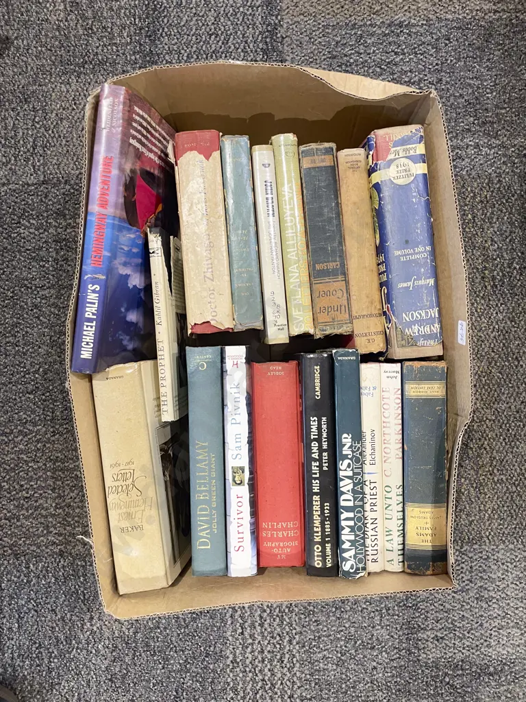 Two Boxes of Assorted Books Image 1++
