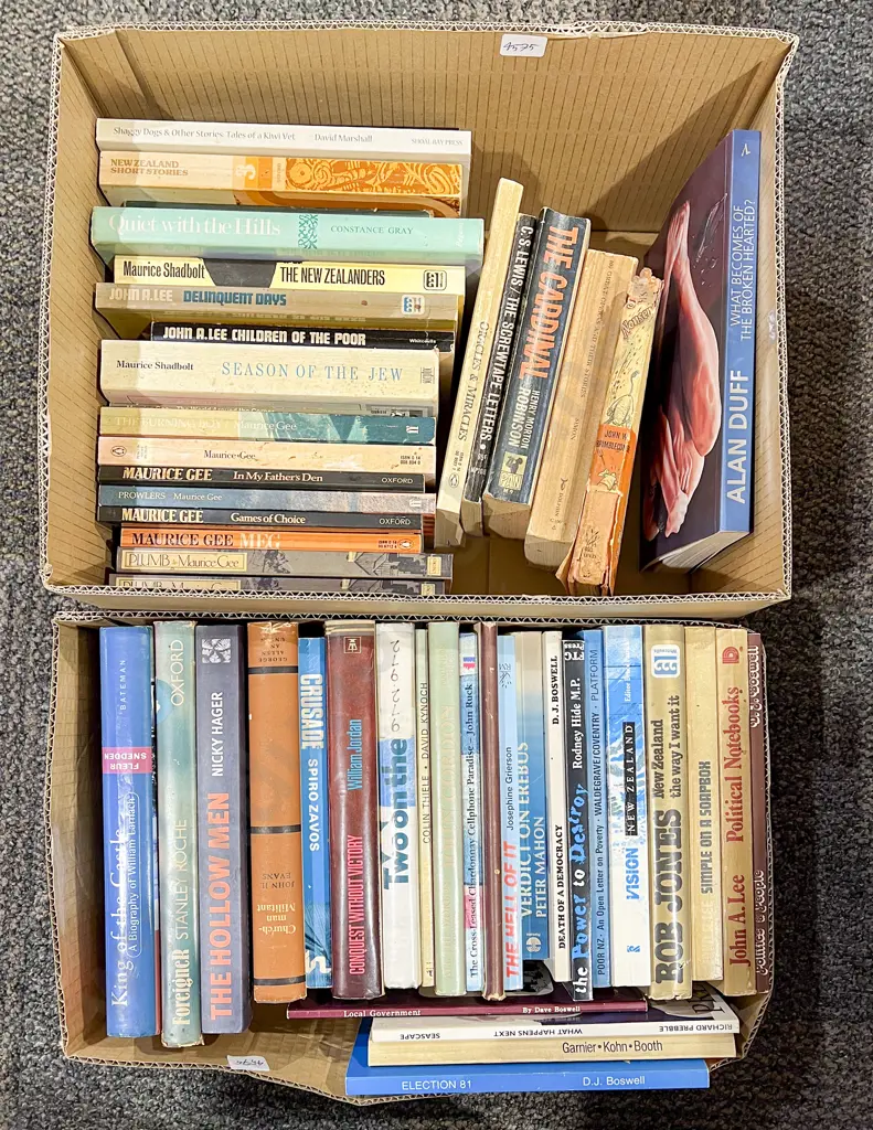 Two Boxes of Assorted Books Image 1++