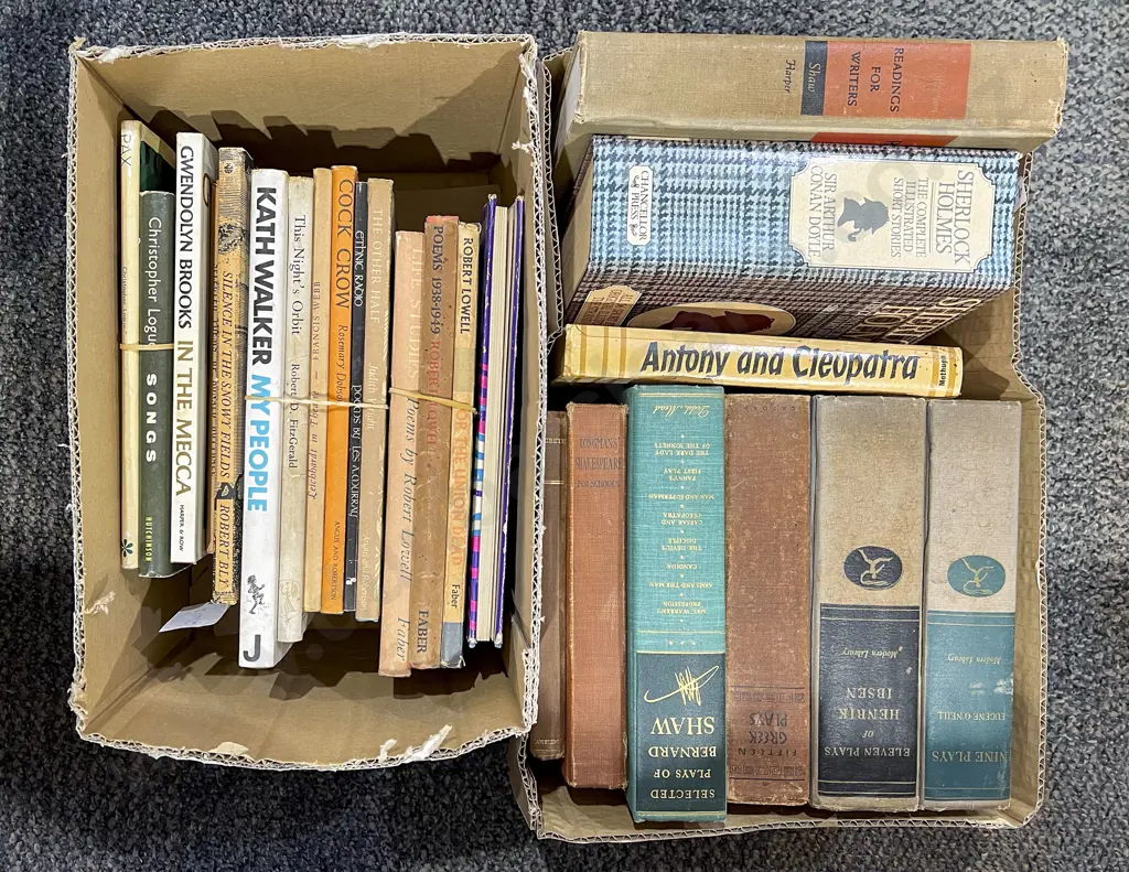 Two Boxes of Assorted Books Image 1++