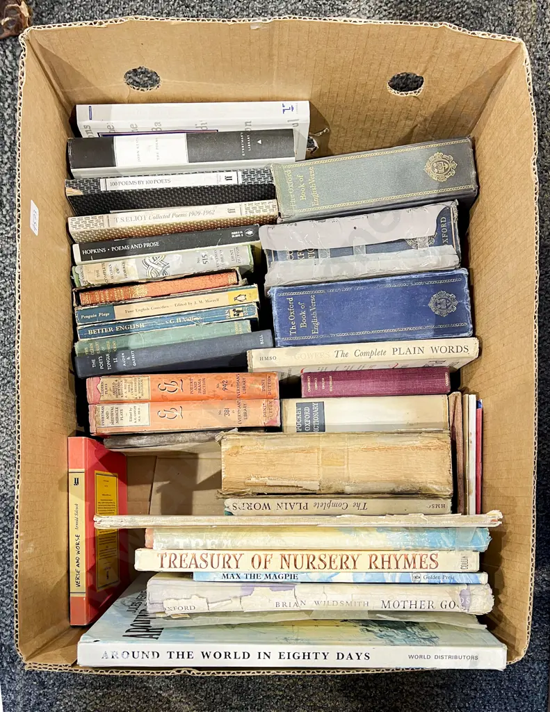 Box of Assorted Books Image 1++