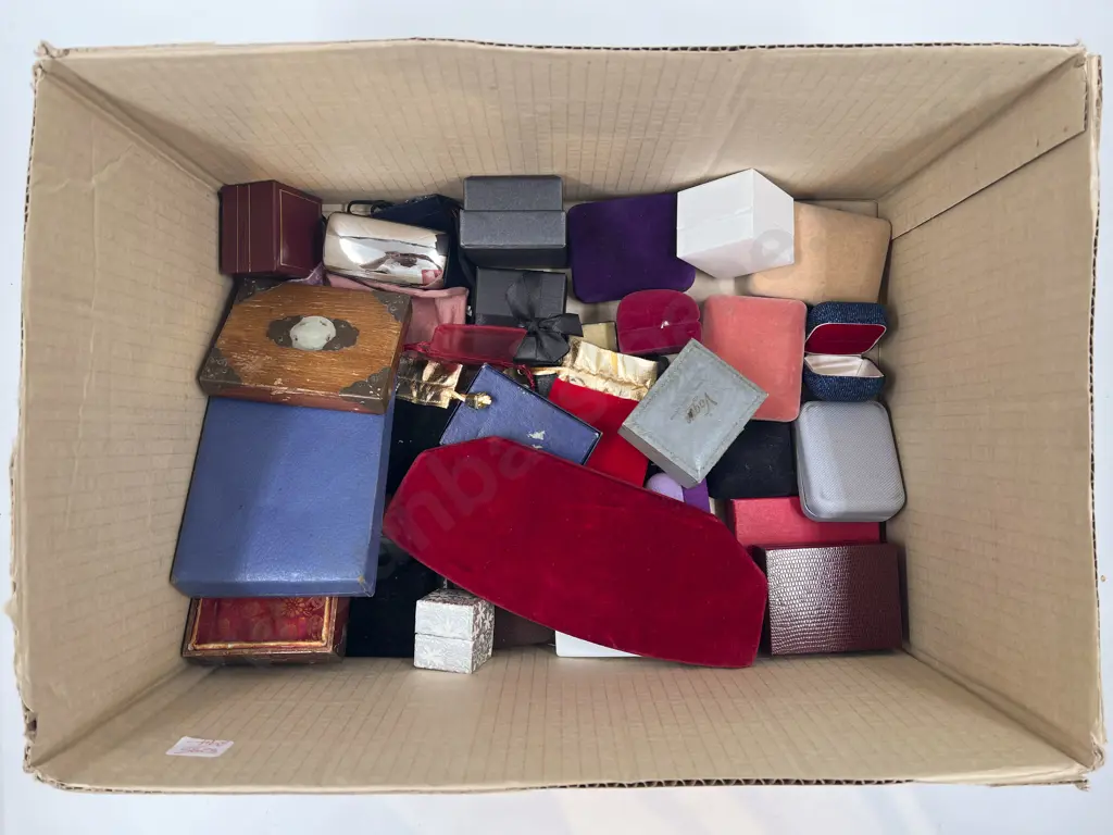Quantity of Assorted Jewellery Boxes together with Vintage Briefcase Image 1++