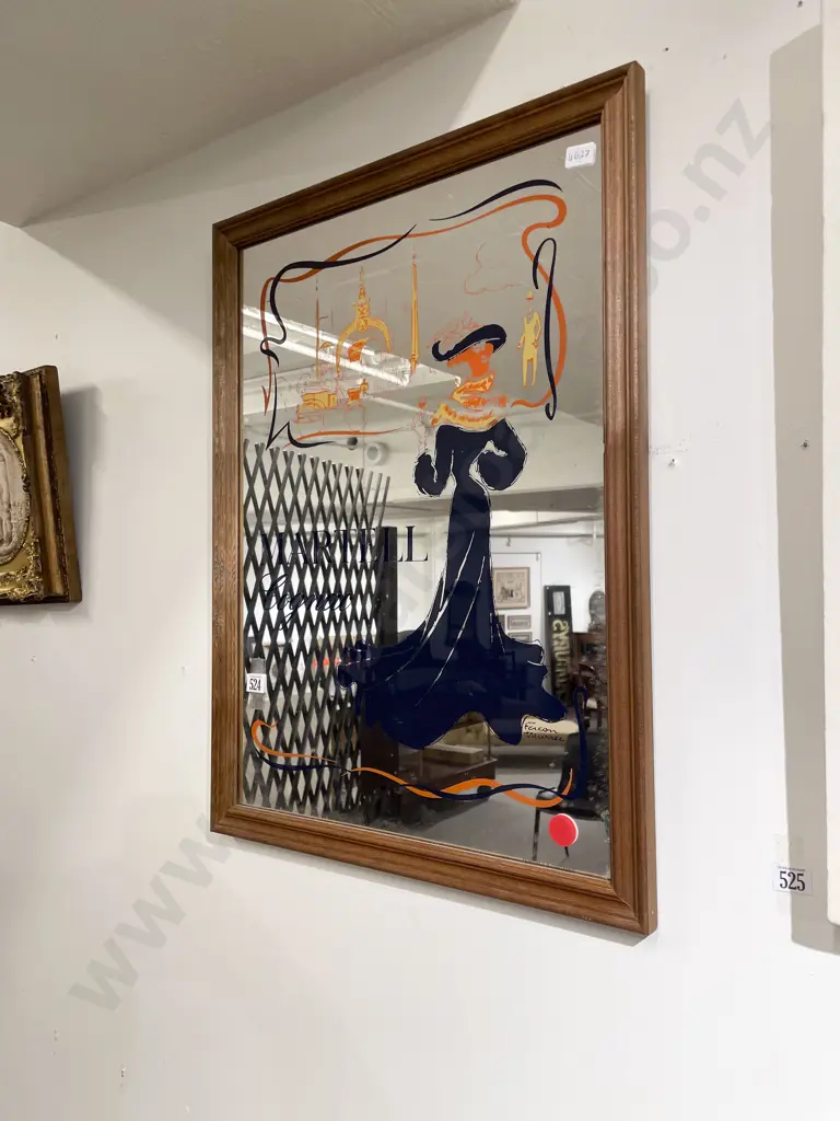 Martell Cognac Advertising Mirror Image 1++