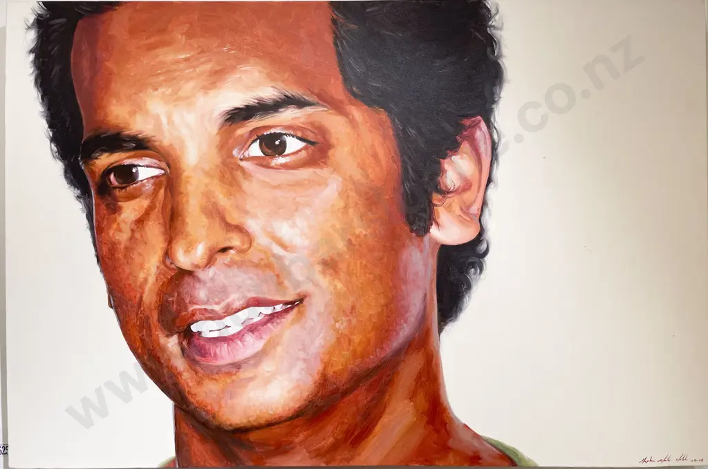 Stephen Martyn Welch - "Jacob Rajan" - Oil on Canvas Image 1++