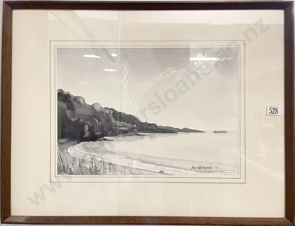 Ben Wooll Combe - Coastal Scene - Watercolour Image 1++