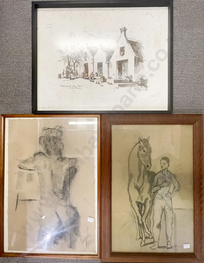 Box of Assorted Art Works Image 1++