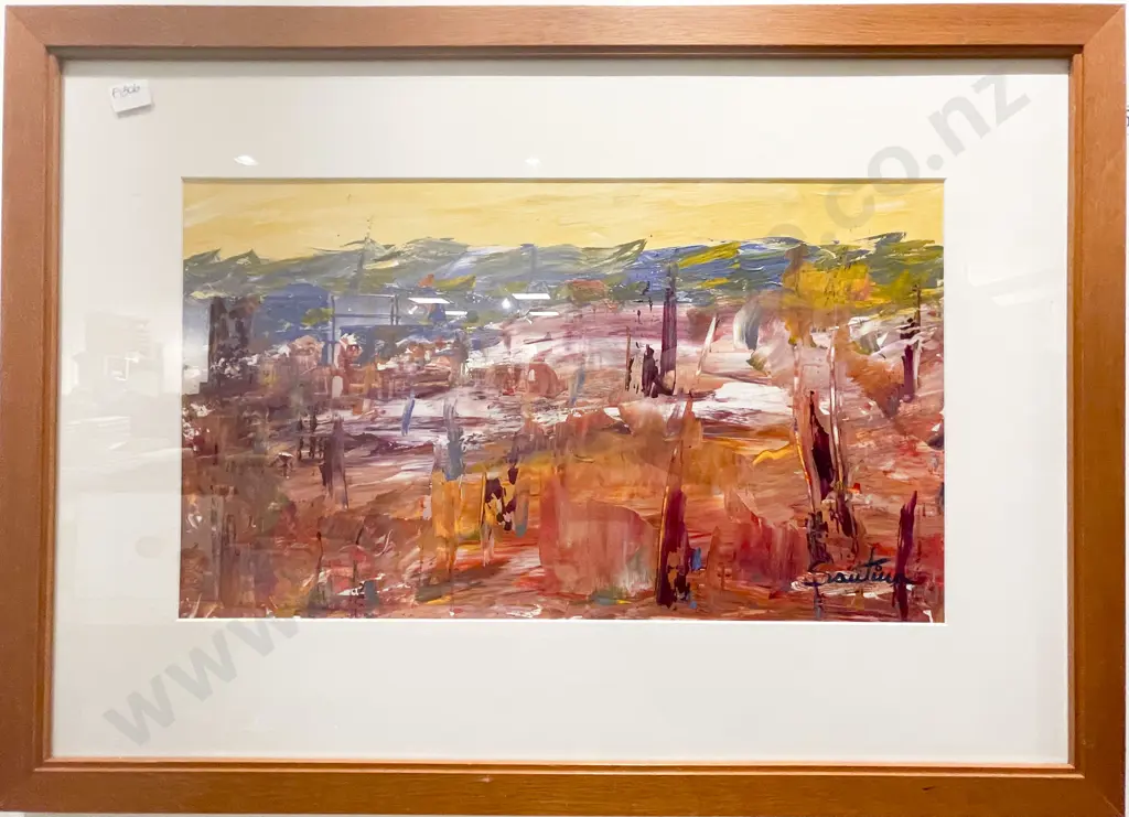 Santina - "Life is Wonderful" - Abstract Landscape Oil Image 1++