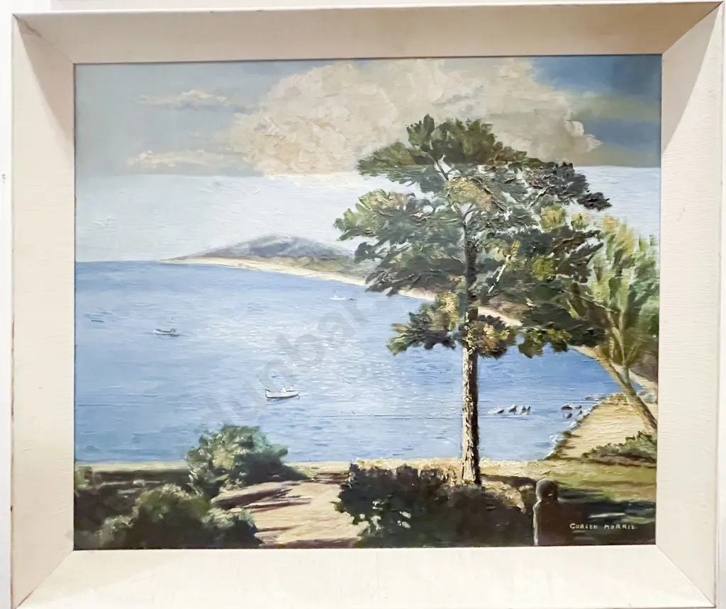 Coreen Morris - Coastal Scene - Oil on Canvas Image 1++