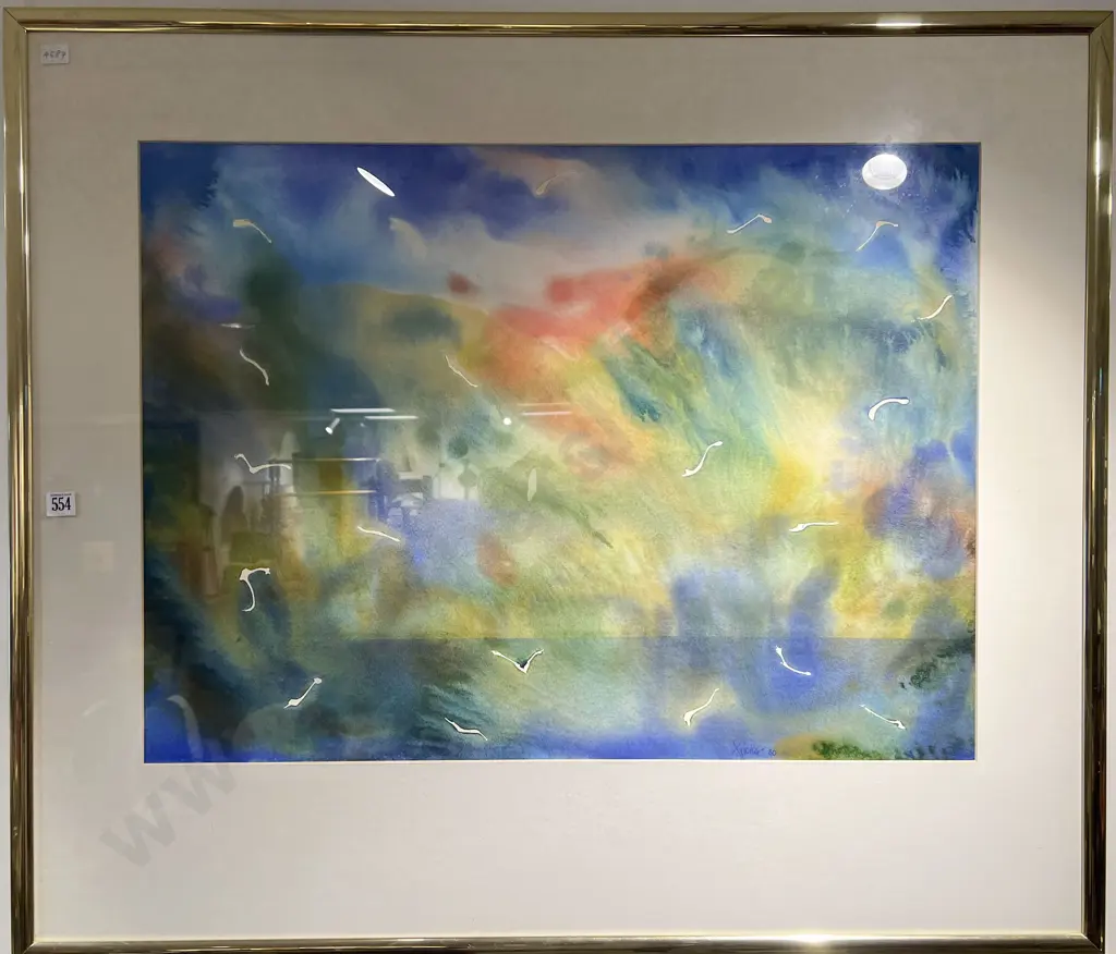 Gary Tricker - Abstract Watercolour on Paper Image 1++