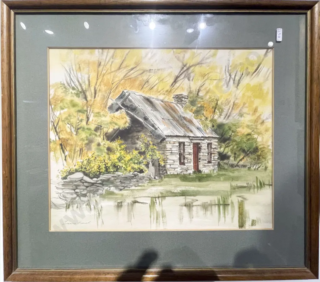 Don Parlane Scenic Oil together with Lorraine Bennett Watercolour Image 1++