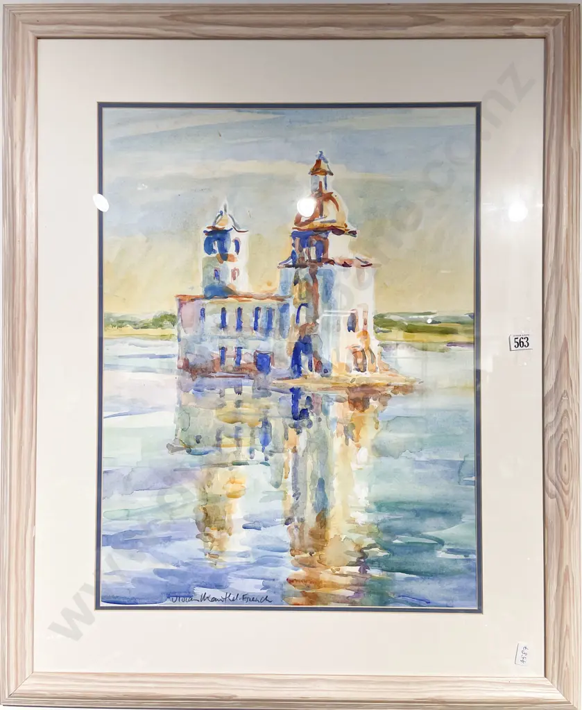Vivian Manthel-French - "Drowned Church Russia" - Watercolour Image 1++
