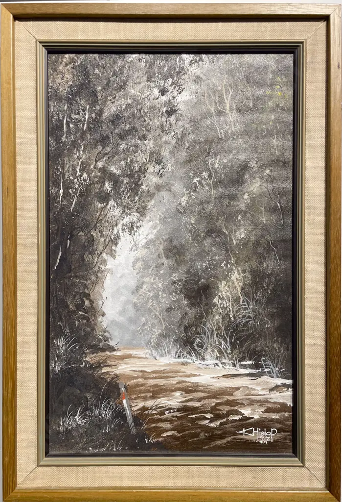 Kevin Hislop - "Egmont National "Park" - Oil on Board Image 1++