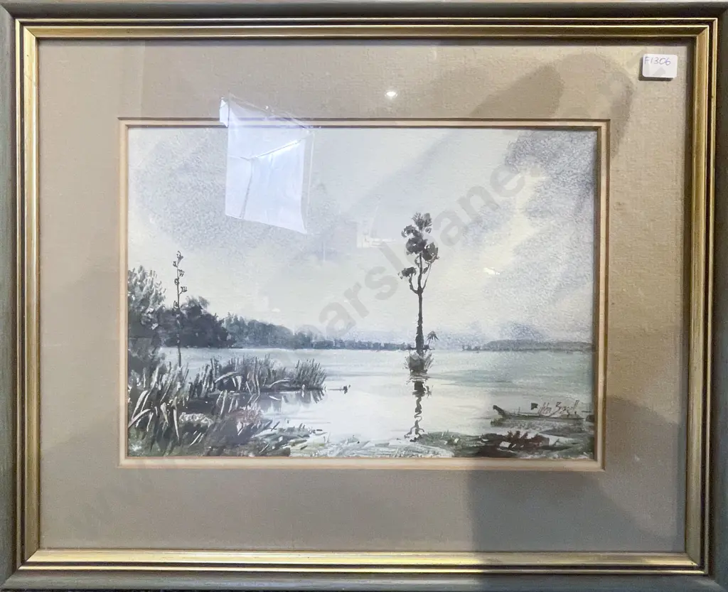 John Brasell Watercolour together with Two Other Watercolours Image 1++