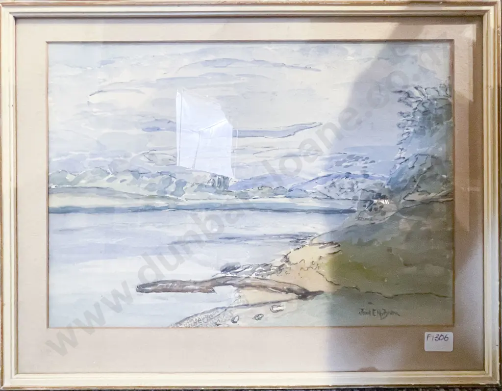 John Brasell Watercolour together with Two Other Watercolours Image 1++