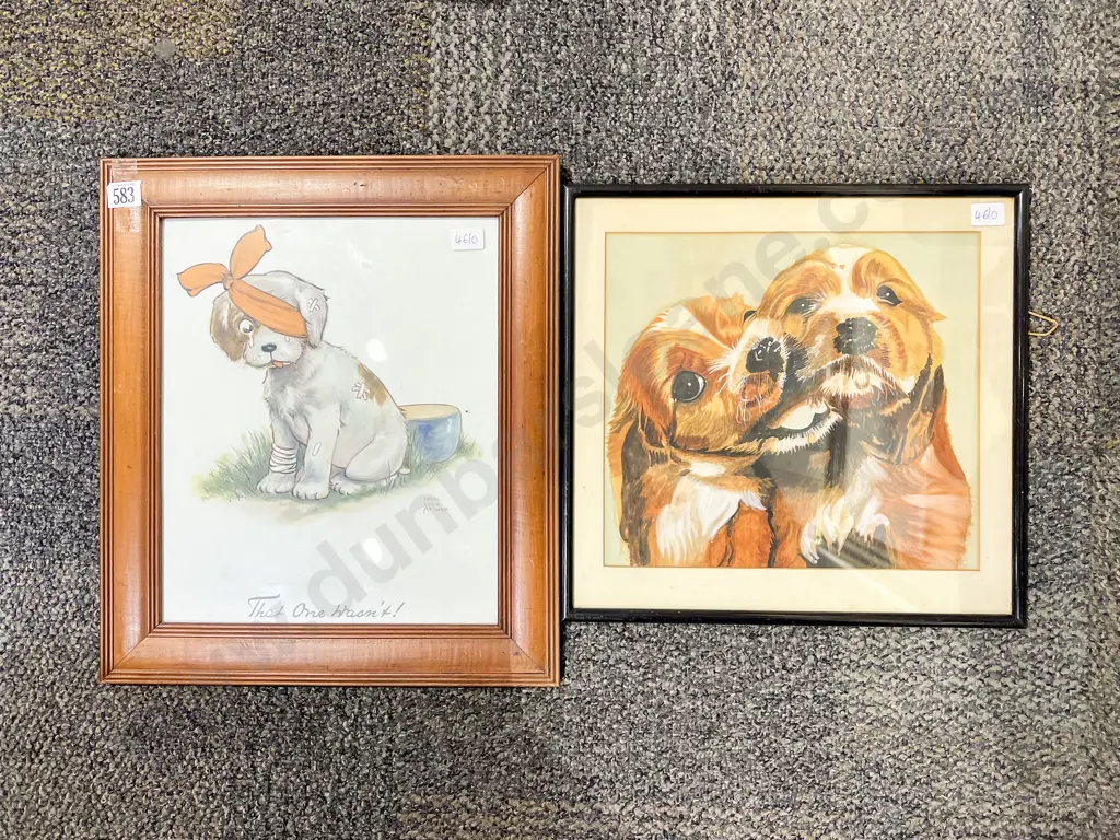 Three Assorted Dog Prints Image 1++