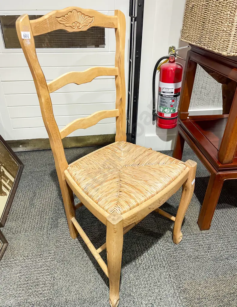 Rush Seated Single Chair Image 1++