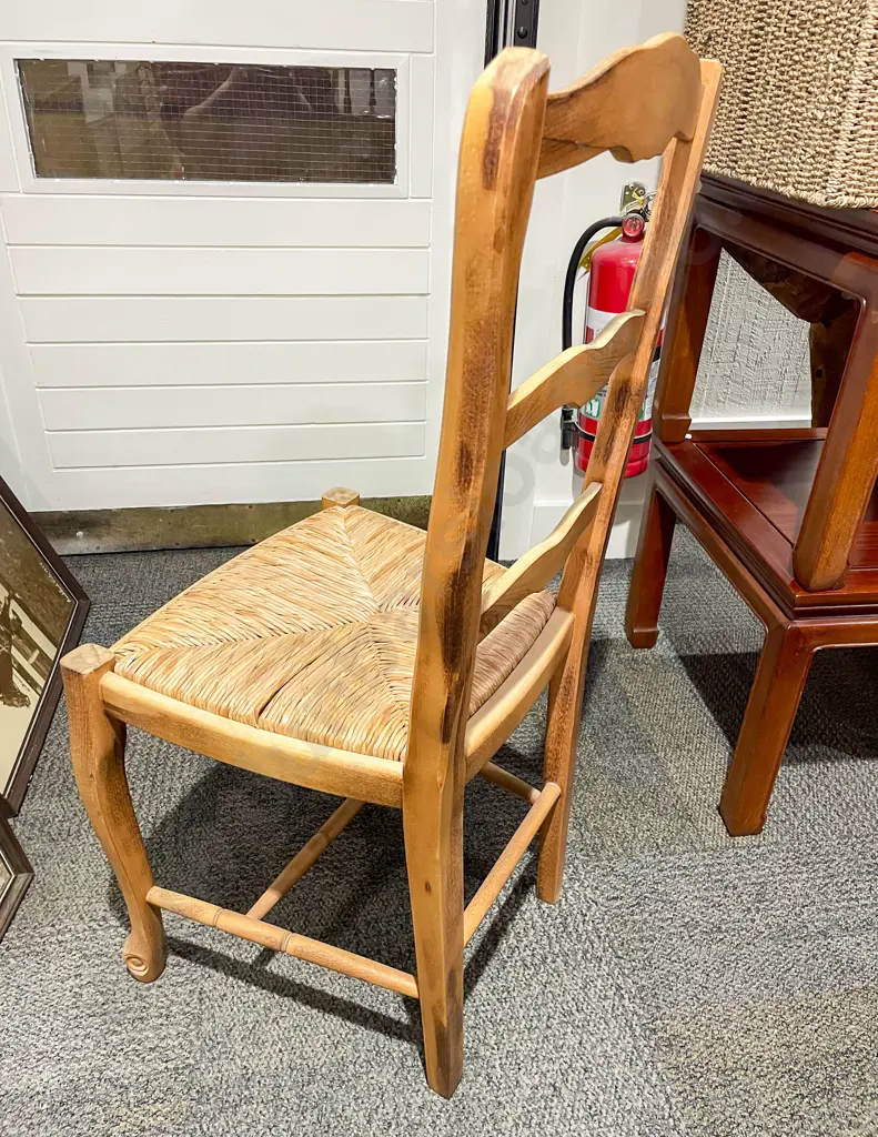 Rush Seated Single Chair Image 1++