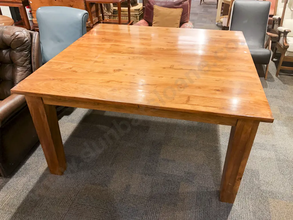 Large Square Modern Dining Table Image 1++
