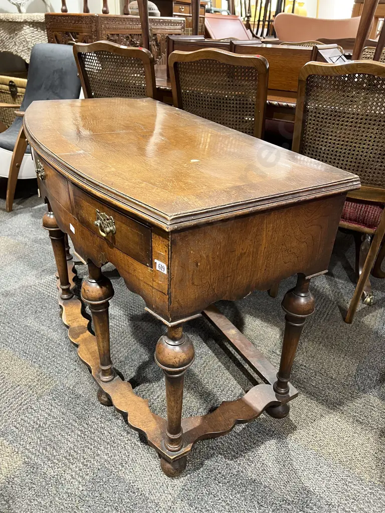 Reproduction Three Drawer Hall Table Image 1++