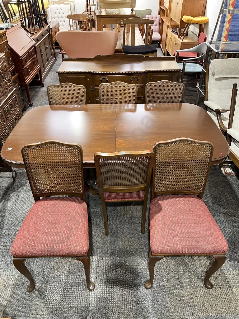 Mahogany Eight Piece Dining Suite Image 1++