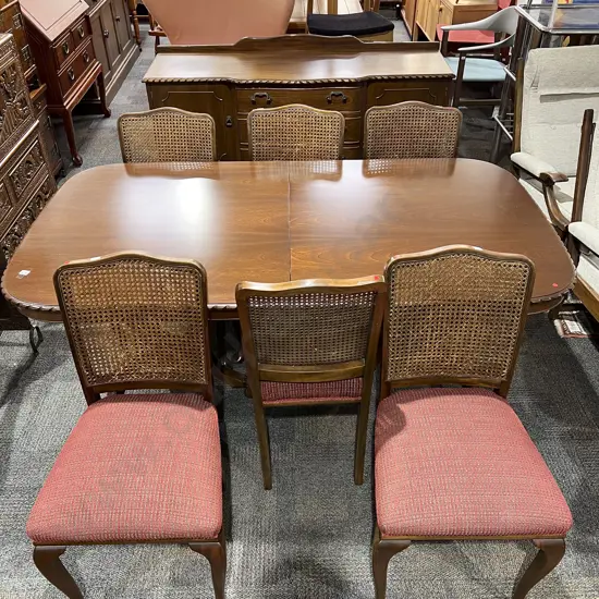 Mahogany Eight Piece Dining Suite