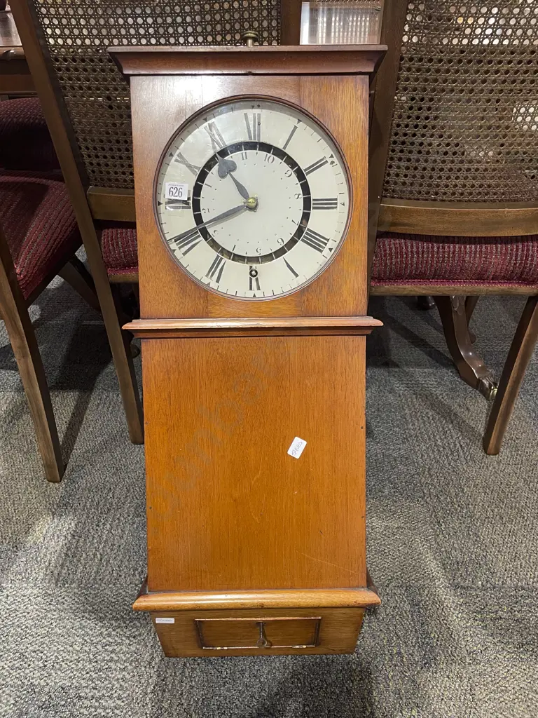 Mahogany Cased Wall Clock Image 1++