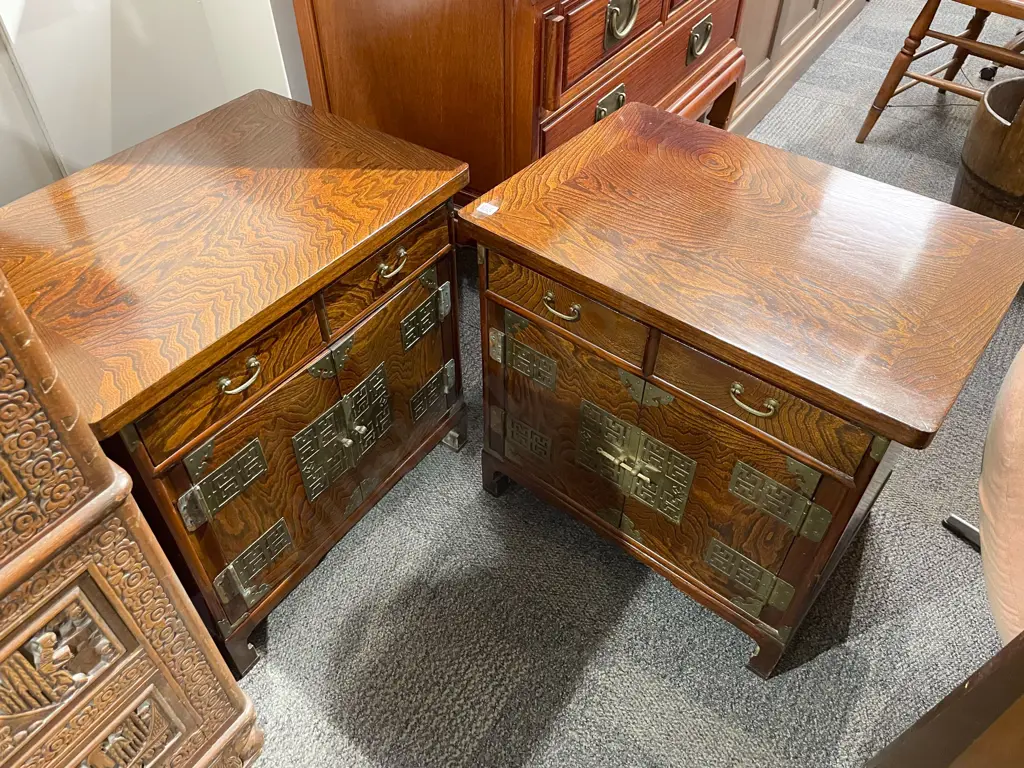 Pair of Korean Side Cabinets Image 1++