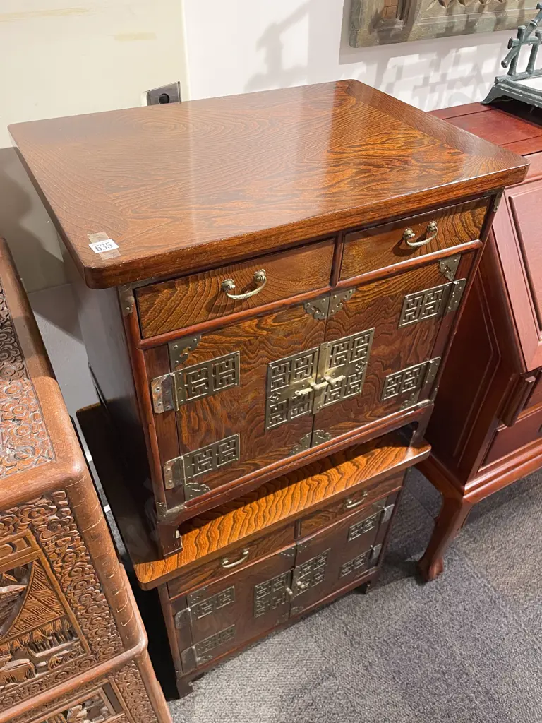 Pair of Korean Side Cabinets Image 1++