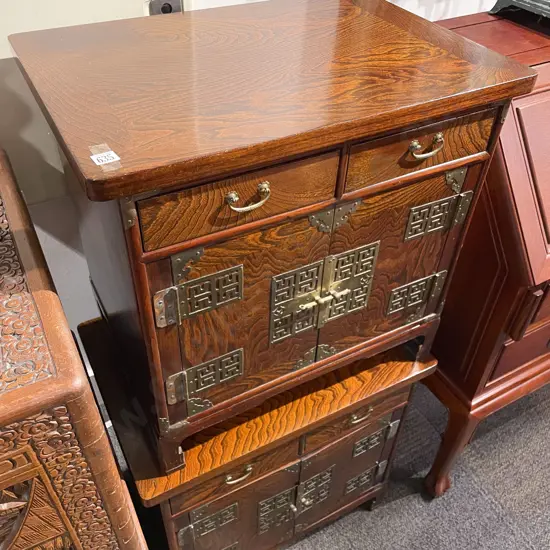 Pair of Korean Side Cabinets