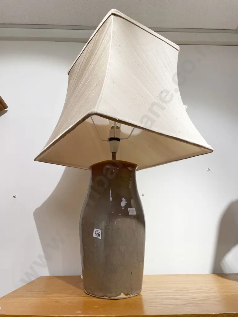 Pottery Table Lamp Image 1++