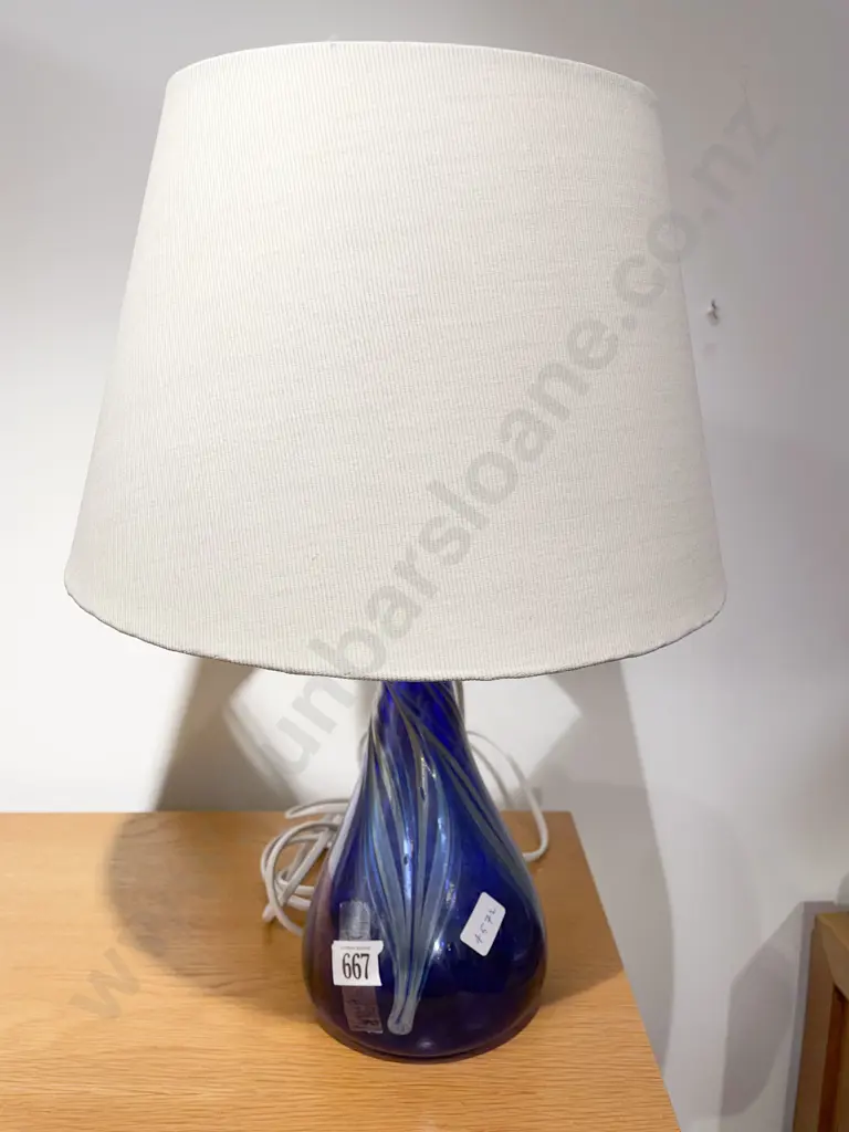 Art Glass Table Lamp Image 1++