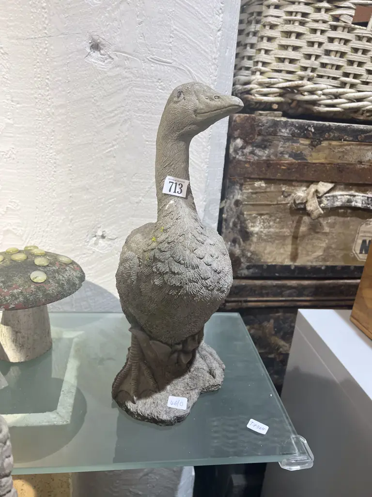 Outdoor Concrete Duck Ornament Image 1++