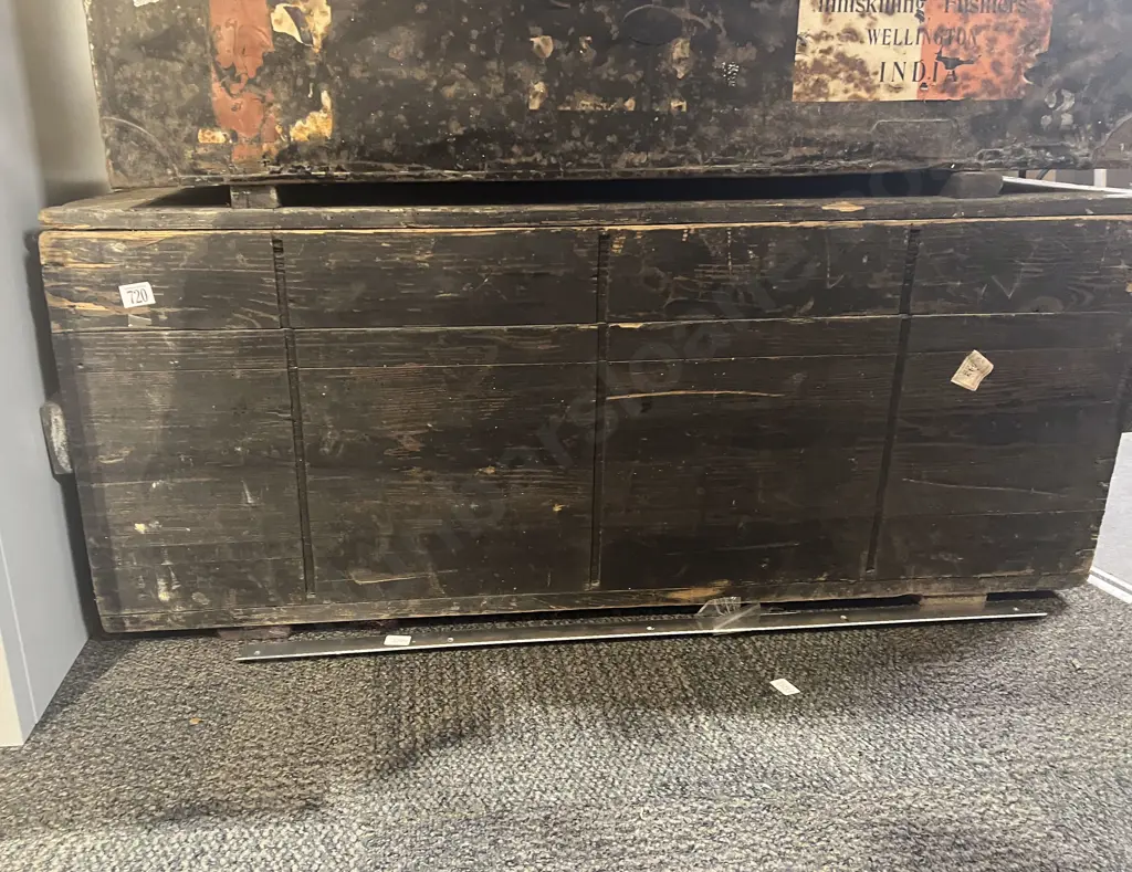 Vintage Wooden Cargo Crate (Faults/Borer) Image 1++