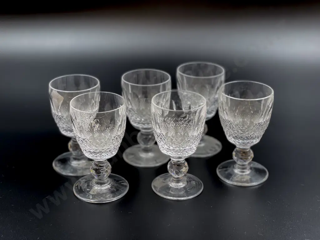Six Waterford Crystal Port Glasses Image 1++