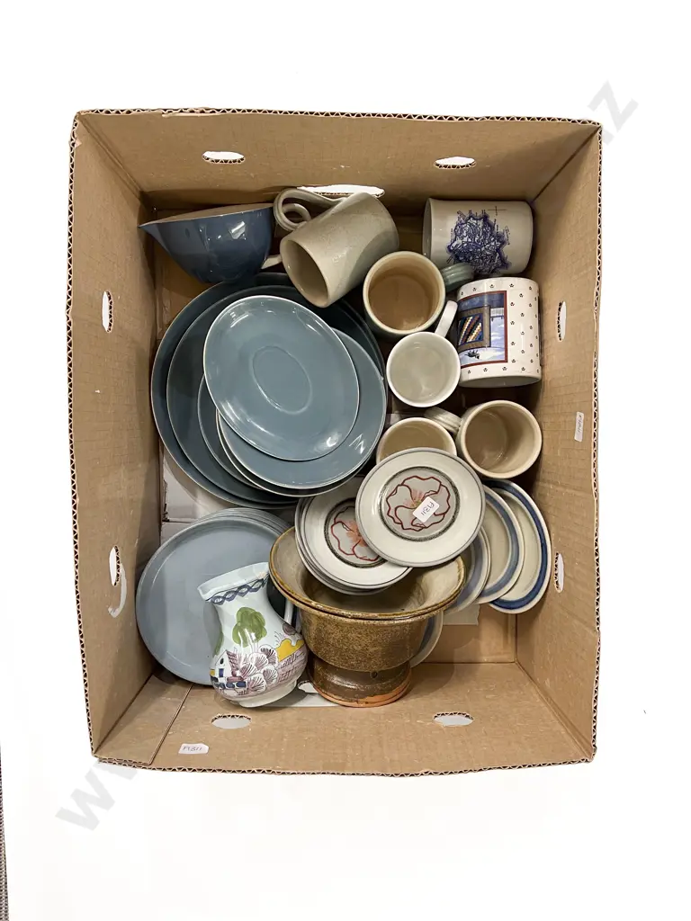 Box Quantity of Assorted China & Pottery incl Poole Image 1++
