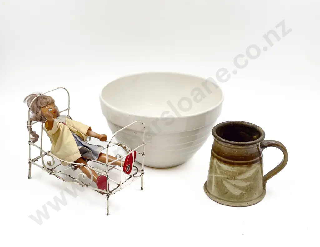 Vintage Mixing Bowl together with Pottery Mug & Other Image 1++
