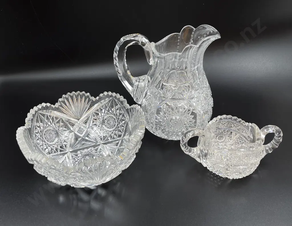 Three Cut Crystal Items Image 1++