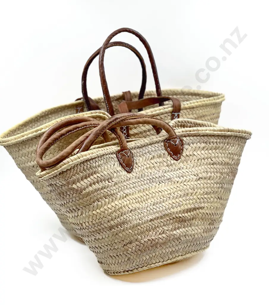 Three Woven Tote Bags Image 1++