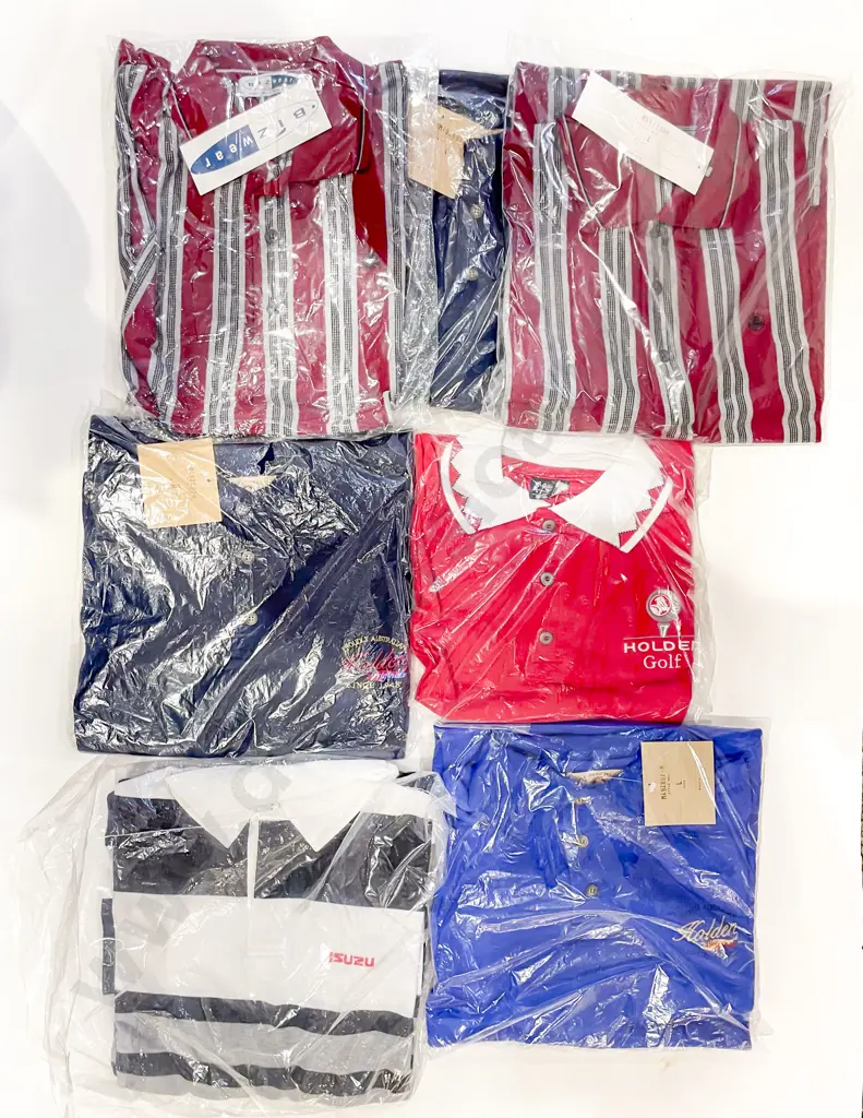 Quantity of Assorted Vehicle Branded Polo Shirts etc including Holden Image 1++