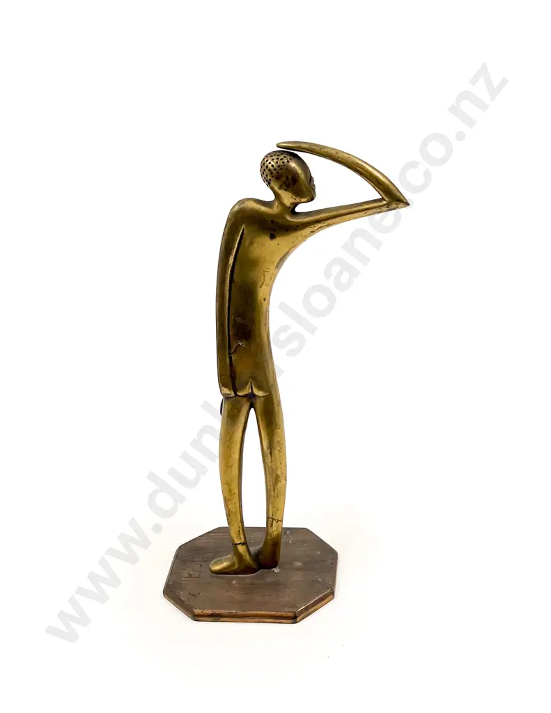 Brass Figural Sculpture Image 1++