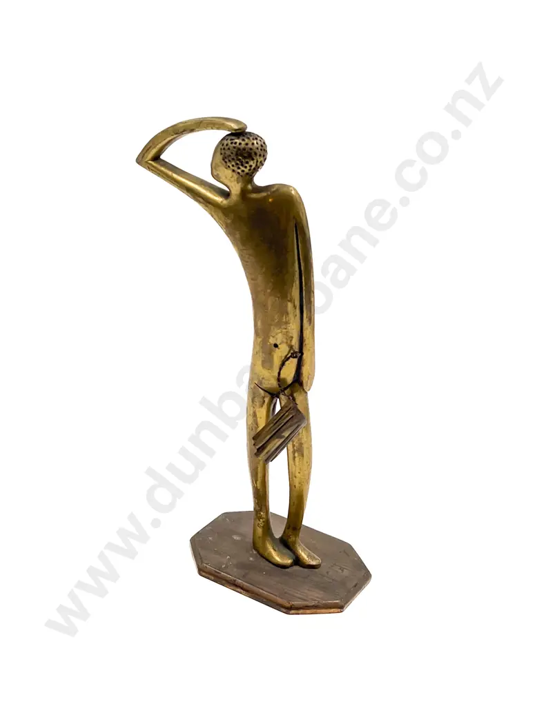 Brass Figural Sculpture Image 1++