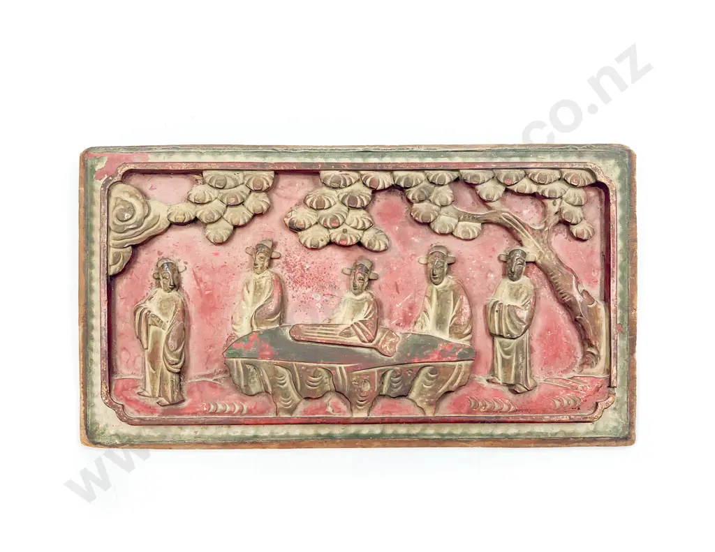 Vintage Relief Molded Wall Panel Image 1++