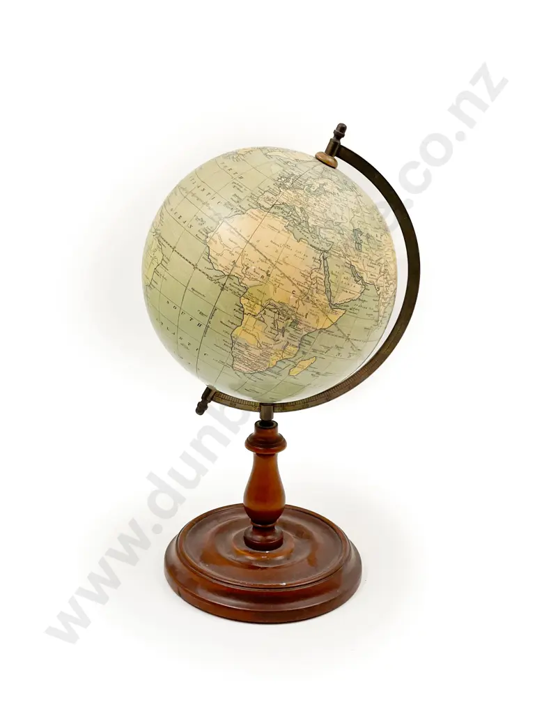 Bacon's Excelsior Globe on Wooden Stand Image 1++