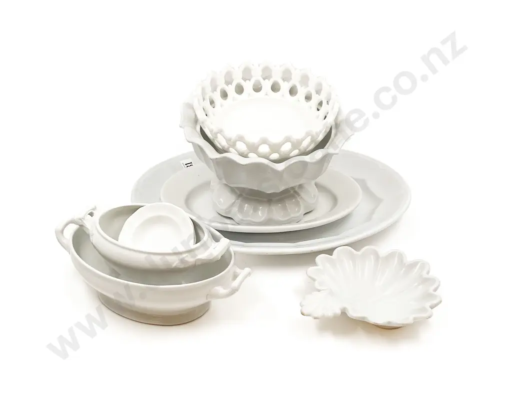 Quantity of Assorted White China Image 1++