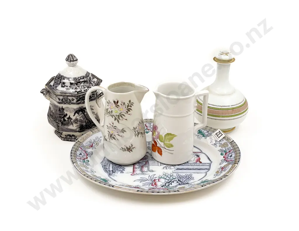 Quantity of Assorted China & Opaque Glass Bottle Image 1++