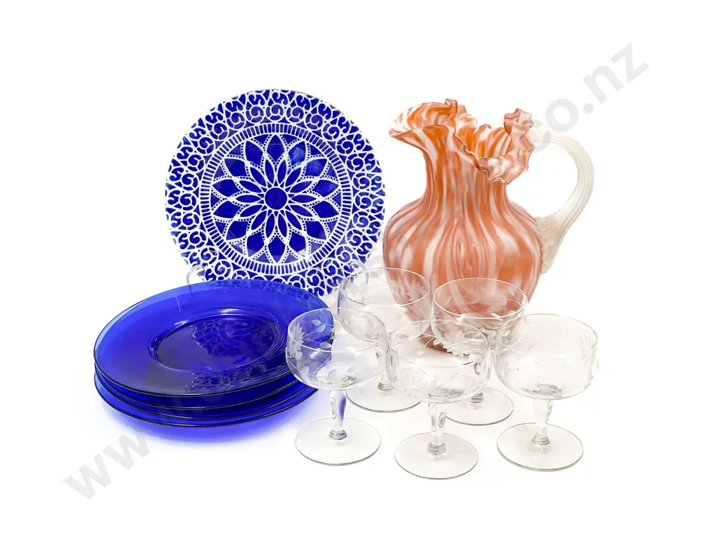 Small Quantity of Glassware incl Art Glass Jug Image 1++