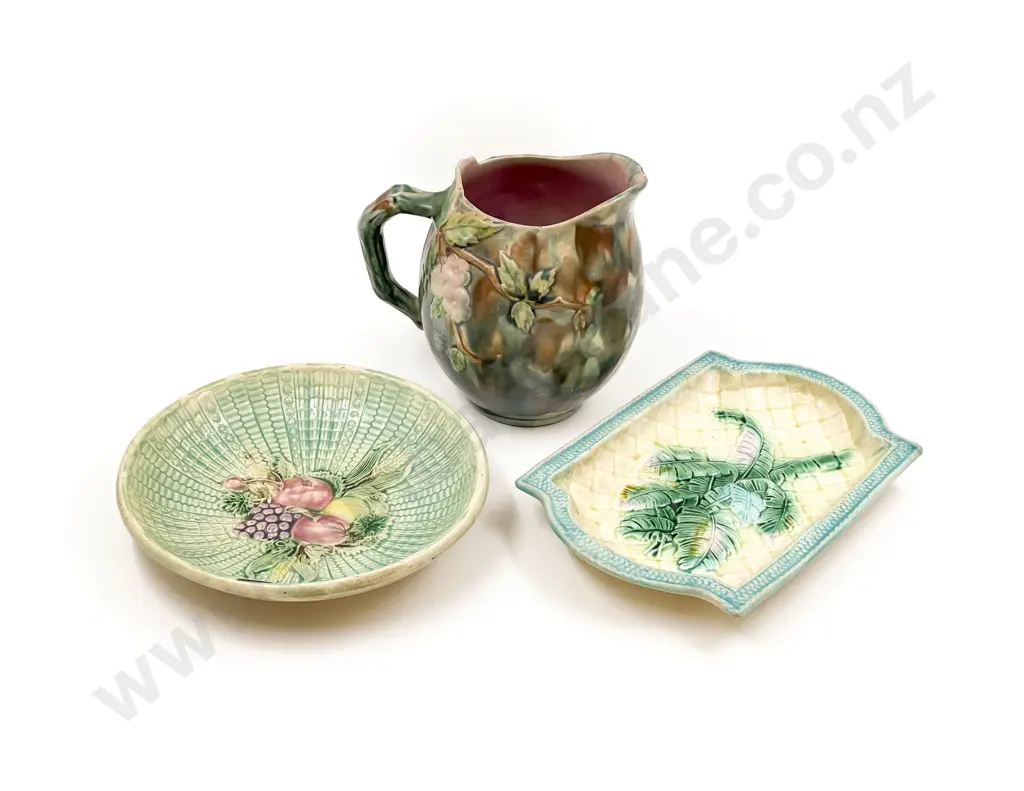 Three Pieces of Majolica Image 1++