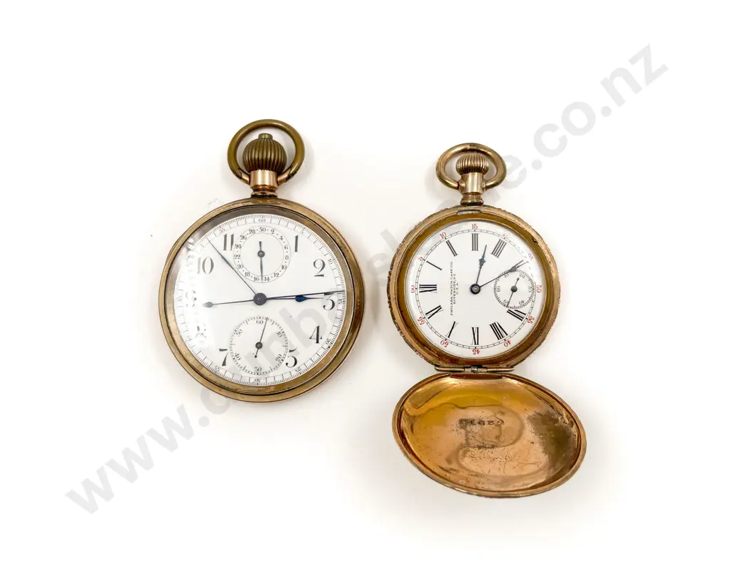 Gold Plate Cased Chronograph Pocket and other Image 1++