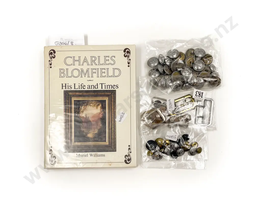 Vintage Fireman's Buttons Others and Buckles with Blomfield His Life & Times Image 1++