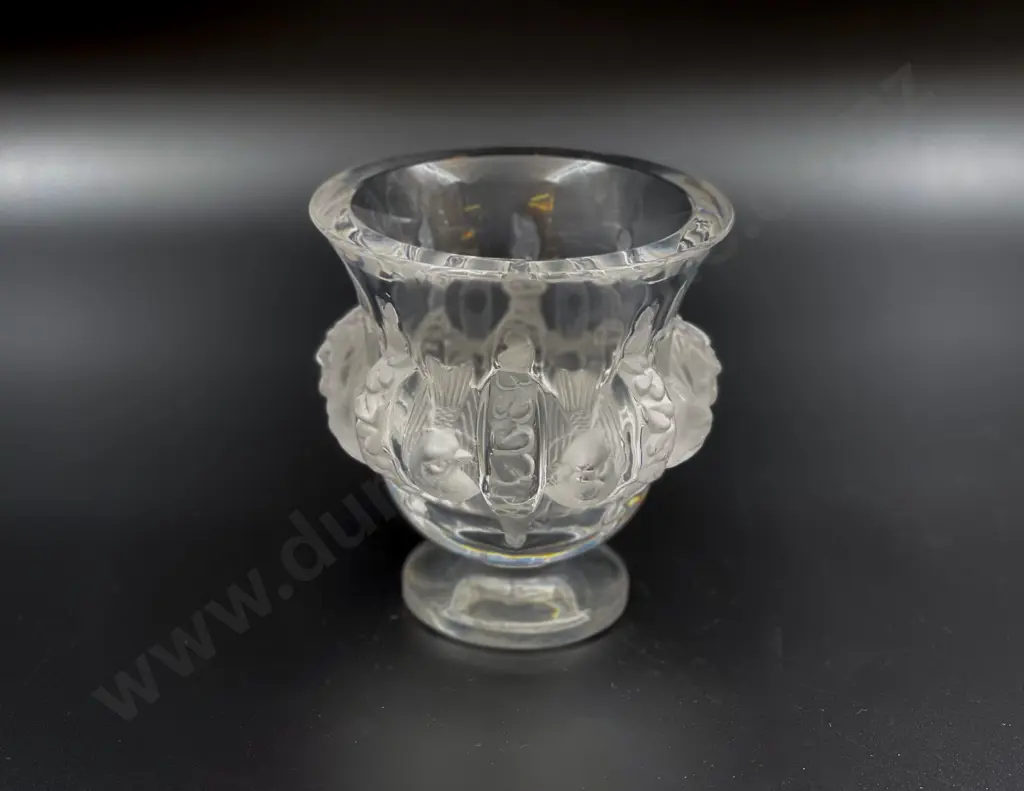 Lalique "Dampierre" Pattern Vase Image 1++